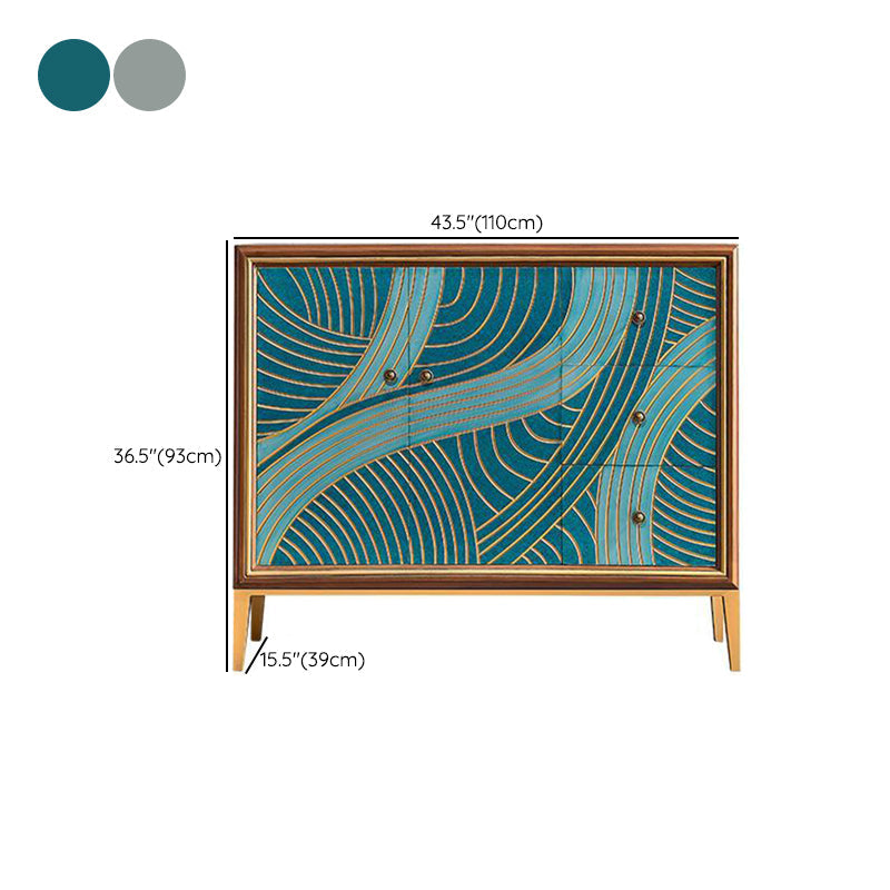 Classic Glam Lingerie Chest Wood Storage Chest with Drawers for Bedroom