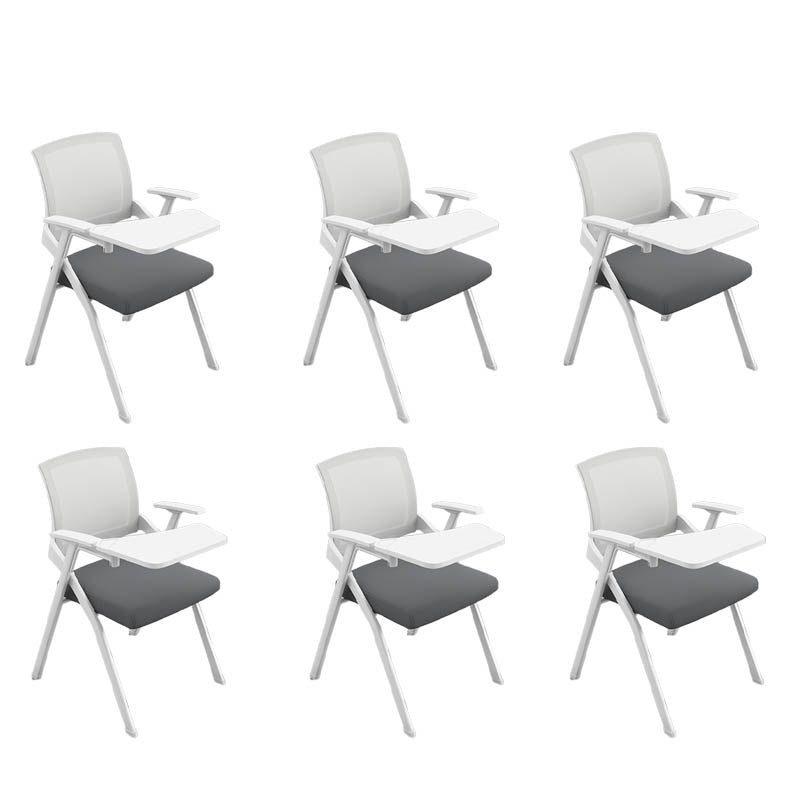 Silla de escritorio de malla de la conferencia de armas fijas contemporáneas para la oficina