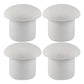 Modern Pure Color Pouf Trea Resistant Mushroom Pouf for Living Room White 4 Piece Set Clearhalo 'furn' 'furn_ottomans_poufs' 'Furniture' 'Living Room Furniture' 'Ottomans & Poufs' 'ottomans_poufs' 6833409