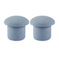 Modern Pure Color Pouf Trea Resistant Mushroom Pouf for Living Room Blue 2 Piece Set Clearhalo 'furn' 'furn_ottomans_poufs' 'Furniture' 'Living Room Furniture' 'Ottomans & Poufs' 'ottomans_poufs' 6833414