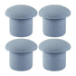 Modern Pure Color Pouf Trea Resistant Mushroom Pouf for Living Room Blue 4 Piece Set Clearhalo 'furn' 'furn_ottomans_poufs' 'Furniture' 'Living Room Furniture' 'Ottomans & Poufs' 'ottomans_poufs' 6833415