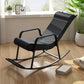 Modern Indoor Rattan Rocking Chair Single Relaxing Rocking Chair