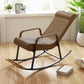 Modern Indoor Rattan Rocking Chair Single Relaxing Rocking Chair