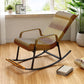 Modern Indoor Rattan Rocking Chair Single Relaxing Rocking Chair