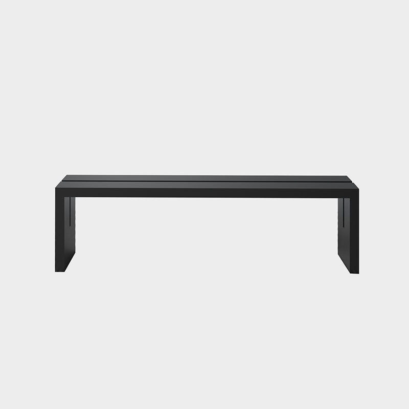 Contemporary Wooden Bench Bedroom Seating Bench in Black with Legs Clearhalo 'Benches' 'Chairs & Seating' 'furn' 'furn_benches' 'Furniture' 'Living Room Furniture' 6833617