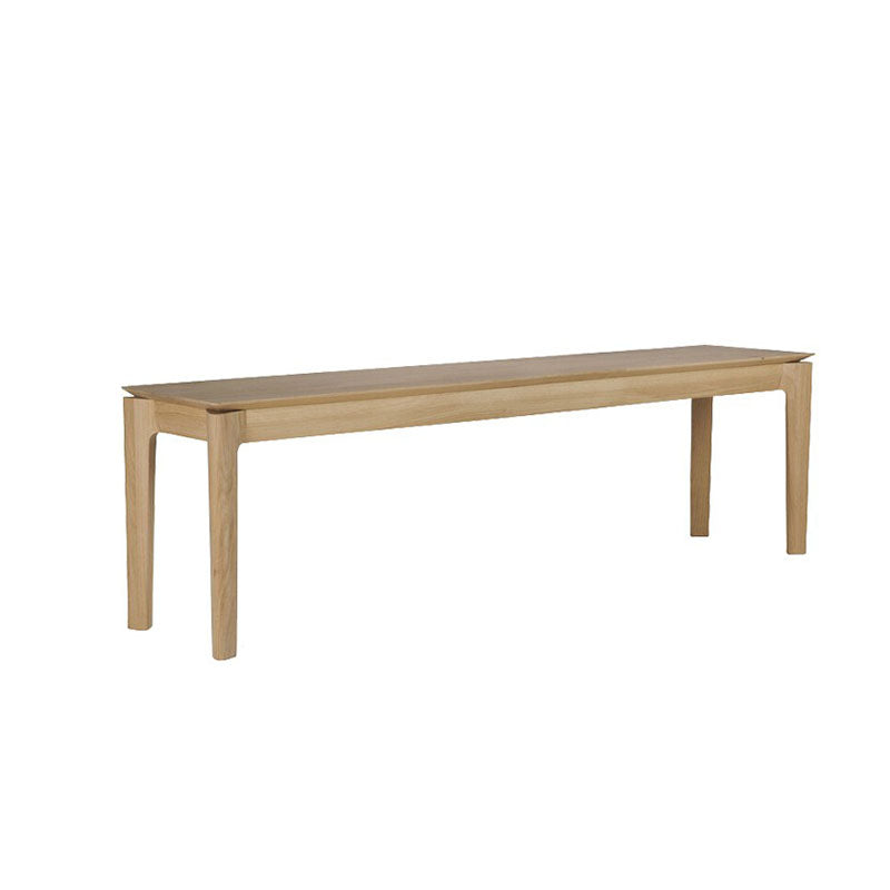 Contemporary Rectangle Solid Wood Bench Home Seating Bench with Legs Clearhalo 'Benches' 'Chairs & Seating' 'furn' 'furn_benches' 'Furniture' 'Living Room Furniture' 6833630
