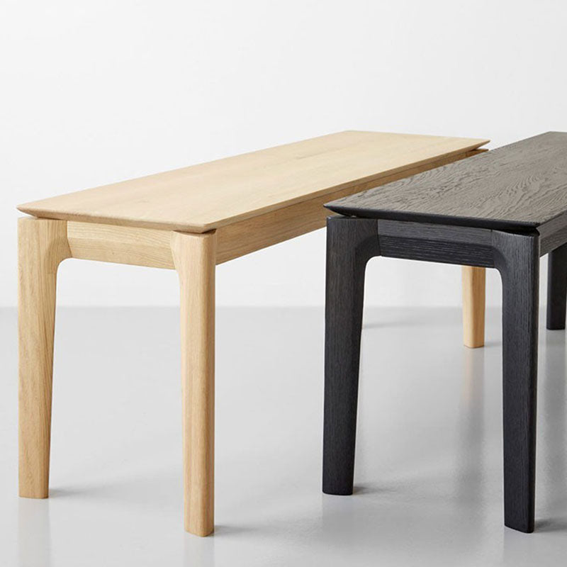 Contemporary Rectangle Solid Wood Bench Home Seating Bench with Legs Clearhalo 'Benches' 'Chairs & Seating' 'furn' 'furn_benches' 'Furniture' 'Living Room Furniture' 6833632