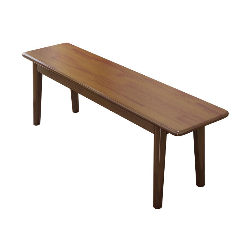 17.55-inch Height Solid Wood Bench Bedroom Rectangle Seating Bench Clearhalo 'Benches' 'Chairs & Seating' 'furn' 'furn_benches' 'Furniture' 'Living Room Furniture' 6833651