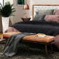 Contemporary Rectangle Upholstered Bench Bedroom Seating Bench with 4 Legs Brown Clearhalo 'Benches' 'Chairs & Seating' 'furn' 'furn_benches' 'Furniture' 'Living Room Furniture' 6833662
