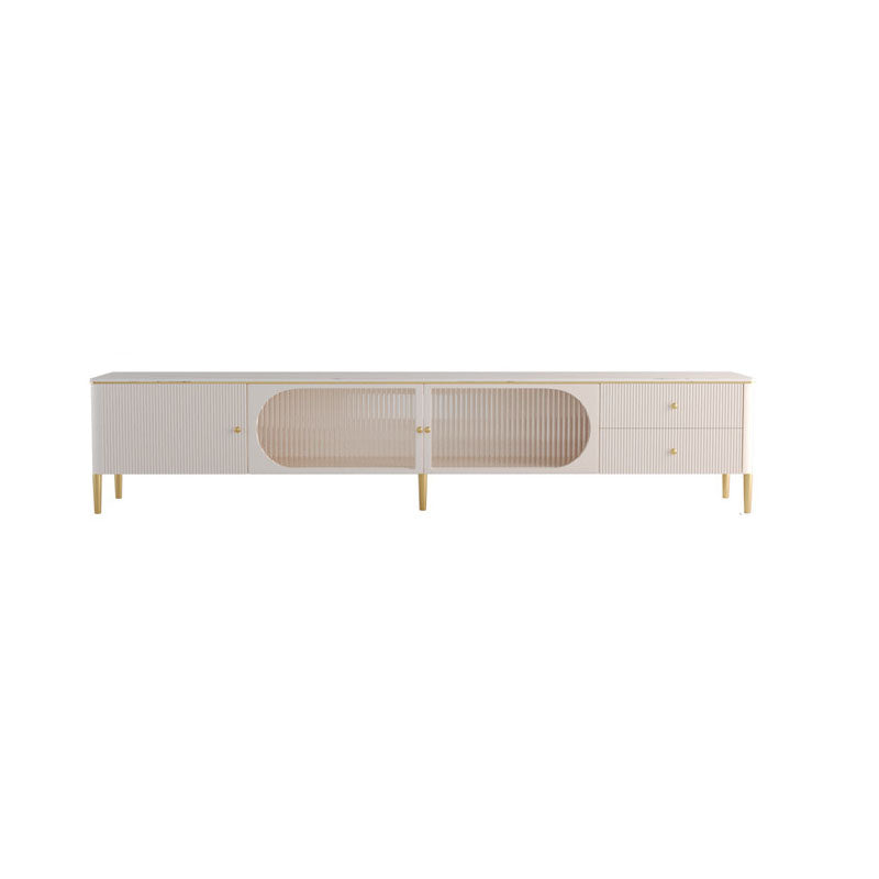 Soporte para TV Stone Media Console, soporte para TV con almacenamiento cerrado y cajones