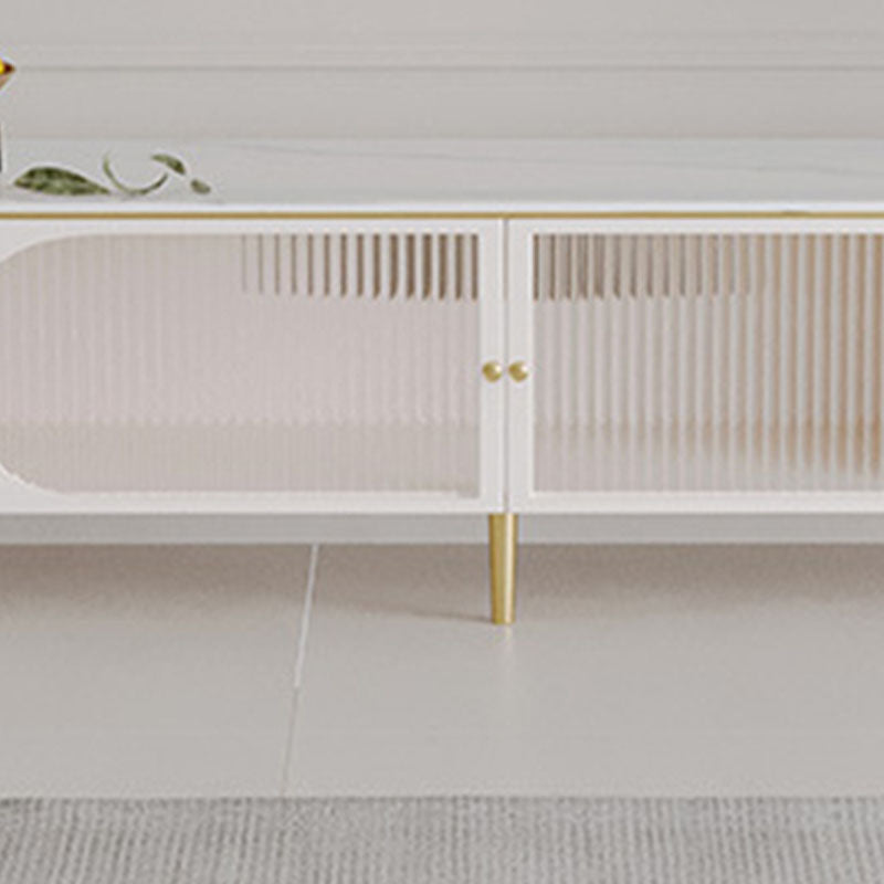 Soporte para TV Stone Media Console, soporte para TV con almacenamiento cerrado y cajones