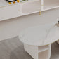 Soporte para TV Stone Media Console, soporte para TV con almacenamiento cerrado y cajones