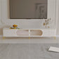 Soporte para TV Stone Media Console, soporte para TV con almacenamiento cerrado y cajones