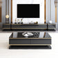 Enclosed Storage TV Media Stand Glam Media Console with Drawers Clearhalo 'furn' 'furn_tv_stands_entertainment_centers' 'Furniture' 'Living Room Furniture' 'TV Stands & Entertainment Centers' 'TV Stands & Media Storage Furniture' 'tv_stands_entertainment_centers' 6837522