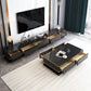 Enclosed Storage TV Media Stand Glam Media Console with Drawers Clearhalo 'furn' 'furn_tv_stands_entertainment_centers' 'Furniture' 'Living Room Furniture' 'TV Stands & Entertainment Centers' 'TV Stands & Media Storage Furniture' 'tv_stands_entertainment_centers' 6837526