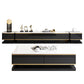 Enclosed Storage TV Media Stand Glam Media Console with Drawers Clearhalo 'furn' 'furn_tv_stands_entertainment_centers' 'Furniture' 'Living Room Furniture' 'TV Stands & Entertainment Centers' 'TV Stands & Media Storage Furniture' 'tv_stands_entertainment_centers' 6837528