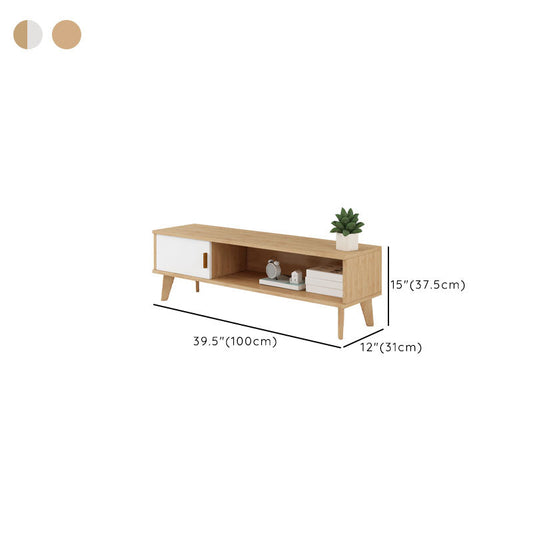 Contemporary TV Media Stand Wooden Media Console for Living Room Clearhalo 'furn' 'furn_tv_stands_entertainment_centers' 'Furniture' 'Living Room Furniture' 'TV Stands & Entertainment Centers' 'TV Stands & Media Storage Furniture' 'tv_stands_entertainment_centers' 6837562