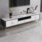 Support multimédia TV contemporain, console multimédia en pierre pour salon