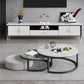 Support multimédia TV contemporain, console multimédia en pierre pour salon