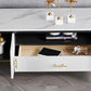 Support multimédia TV contemporain, console multimédia en pierre pour salon
