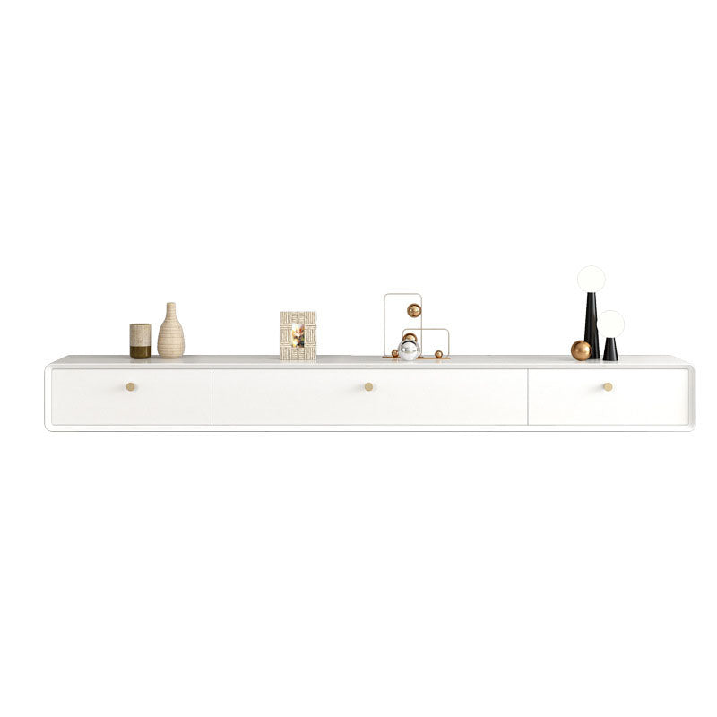 Wooden TV Media Stand Contemporary Media Console with 2 Drawers White Clearhalo 'furn' 'furn_tv_stands_entertainment_centers' 'Furniture' 'Living Room Furniture' 'TV Stands & Entertainment Centers' 'TV Stands & Media Storage Furniture' 'tv_stands_entertainment_centers' 6837599