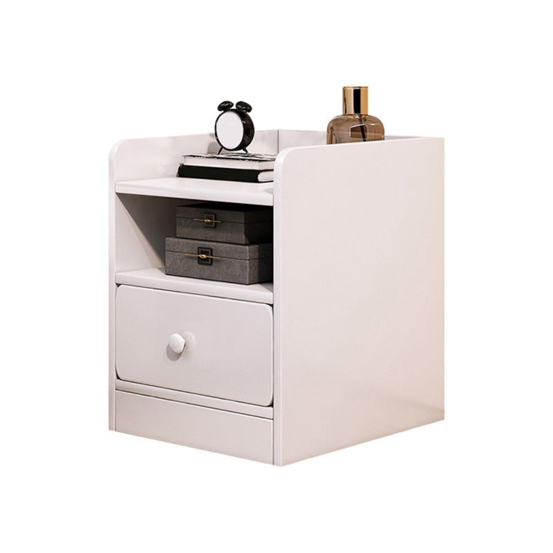 Cajón de la mesa de acento contemporáneo Cajón de almacenamiento de la cama de la cama de la cama