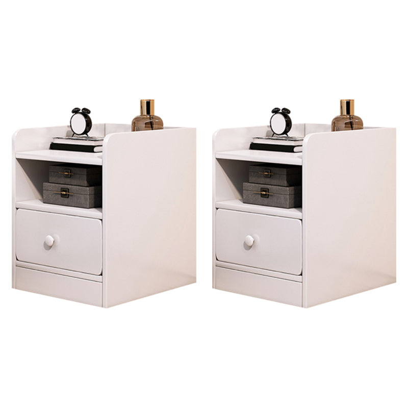 Cajón de la mesa de acento contemporáneo Cajón de almacenamiento de la cama de la cama de la cama