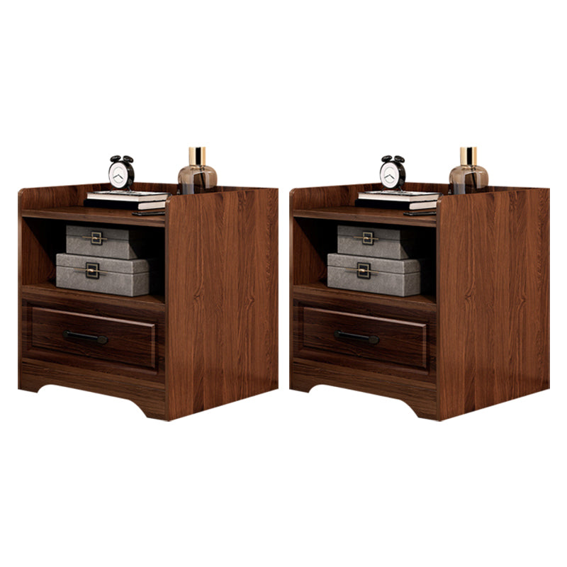 Cajón de la mesa de acento contemporáneo Cajón de almacenamiento de la cama de la cama de la cama