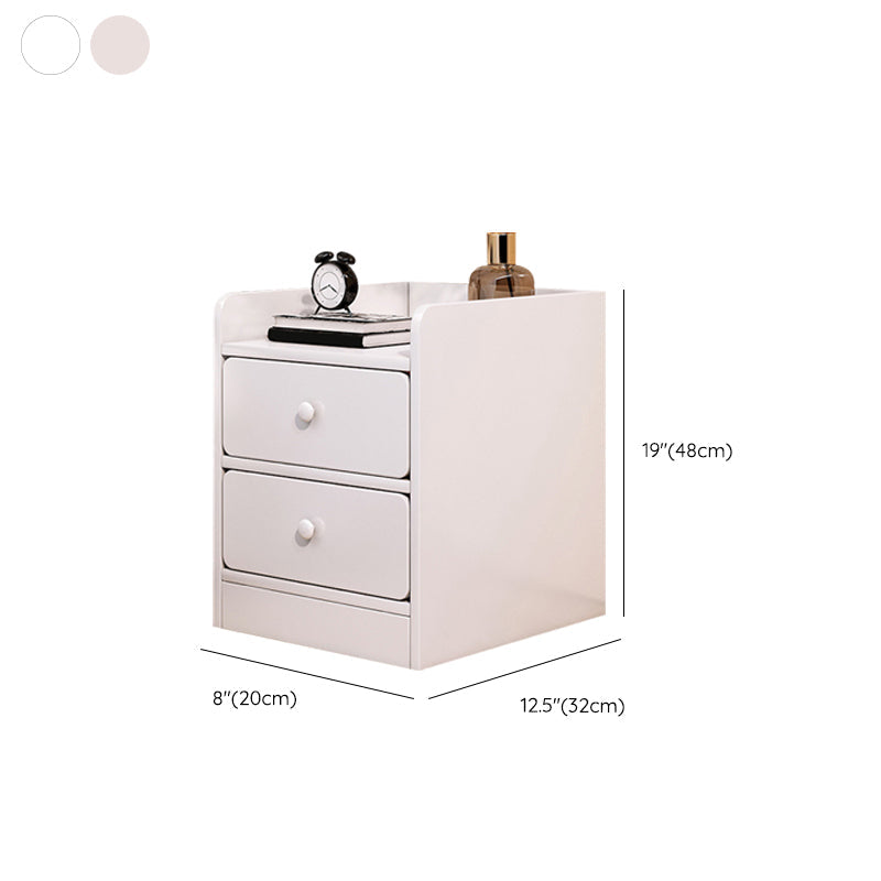 Cajón de la mesa de acento contemporáneo Cajón de almacenamiento de la cama de la cama de la cama