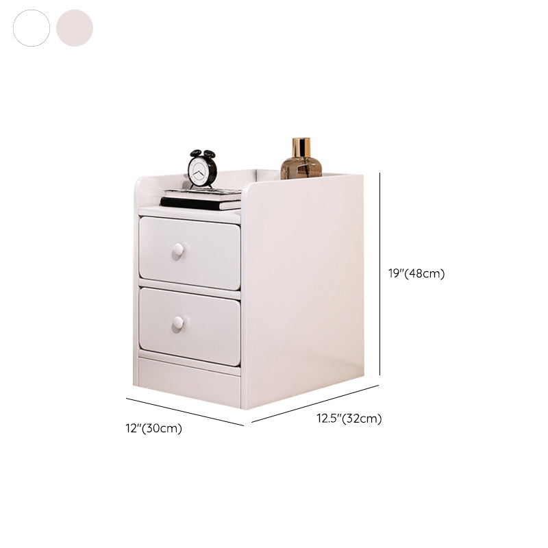 Cajón de la mesa de acento contemporáneo Cajón de almacenamiento de la cama de la cama de la cama