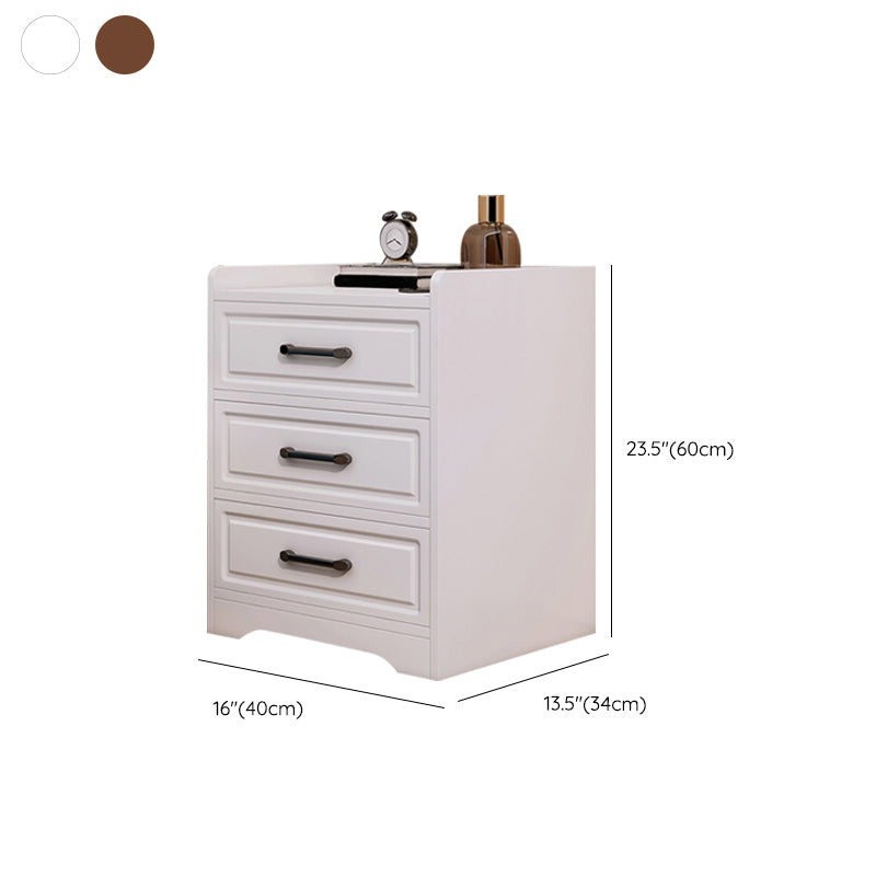 Cajón de la mesa de acento contemporáneo Cajón de almacenamiento de la cama de la cama de la cama