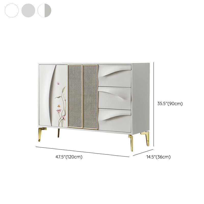 Classic Glam Horizontal Combo Dresser Wood Storage Chest Dresser for Bedroom Clearhalo 'Bedroom Furniture' 'Dressers & Chests' 'dressers_chests' 'furn' 'furn_dressers_chests' 'Furniture' 6837725