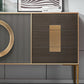 Klassiek Glam Combo-dressoir van eikenhout met opbergkast voor de slaapkamer