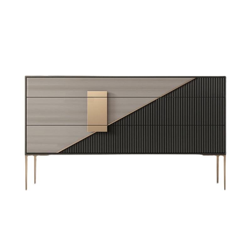 Klassiek Glam Combo-dressoir van eikenhout met opbergkast voor de slaapkamer