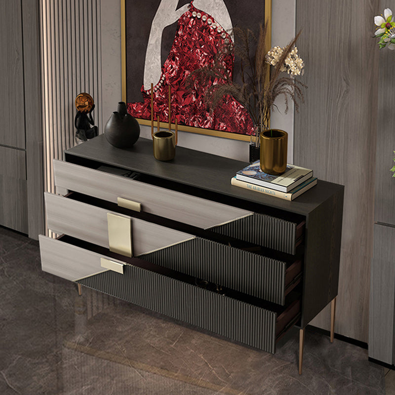 Klassiek Glam Combo-dressoir van eikenhout met opbergkast voor de slaapkamer