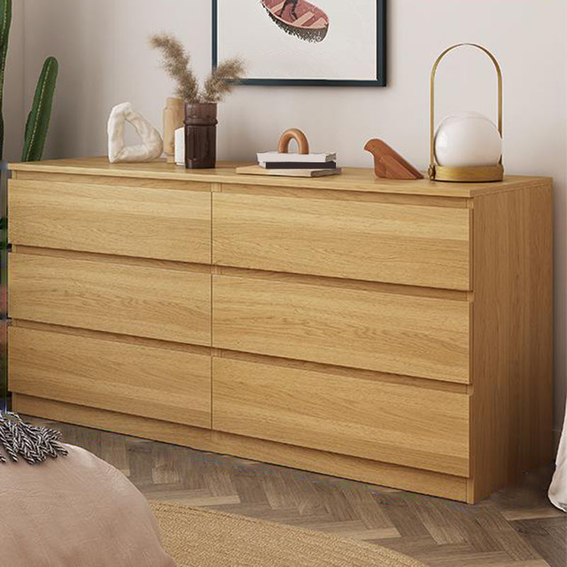 Contemporary Storage Chest Manufactured Wood Dresser , 15.6 Inch W 63"L x 16"W x 30"H Natural Clearhalo 'Bedroom Furniture' 'Dressers & Chests' 'dressers_chests' 'furn' 'furn_dressers_chests' 'Furniture' 6837779