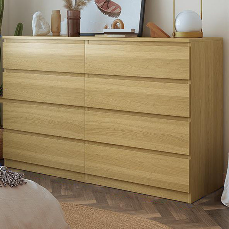 Contemporary Storage Chest Manufactured Wood Dresser , 15.6 Inch W 63"L x 15.7"W x 39.4"H Natural Clearhalo 'Bedroom Furniture' 'Dressers & Chests' 'dressers_chests' 'furn' 'furn_dressers_chests' 'Furniture' 6837781