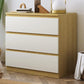Contemporary Storage Chest Manufactured Wood Dresser , 15.6 Inch W 31"L x 16"W x 30"H Natural White Clearhalo 'Bedroom Furniture' 'Dressers & Chests' 'dressers_chests' 'furn' 'furn_dressers_chests' 'Furniture' 6837784