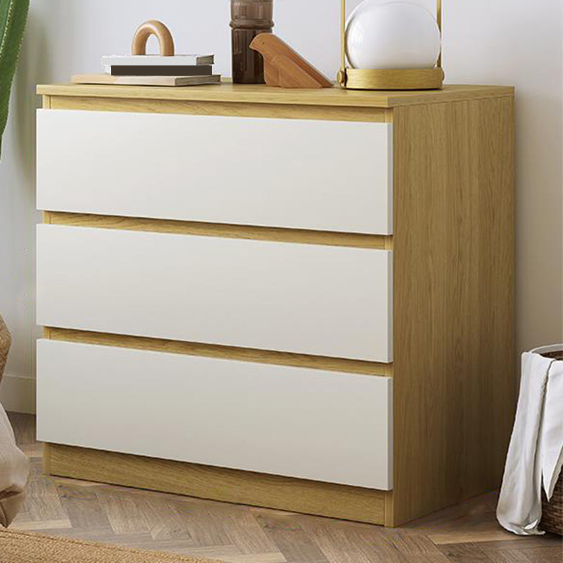 Contemporary Storage Chest Manufactured Wood Dresser , 15.6 Inch W 31"L x 16"W x 30"H Natural White Clearhalo 'Bedroom Furniture' 'Dressers & Chests' 'dressers_chests' 'furn' 'furn_dressers_chests' 'Furniture' 6837784