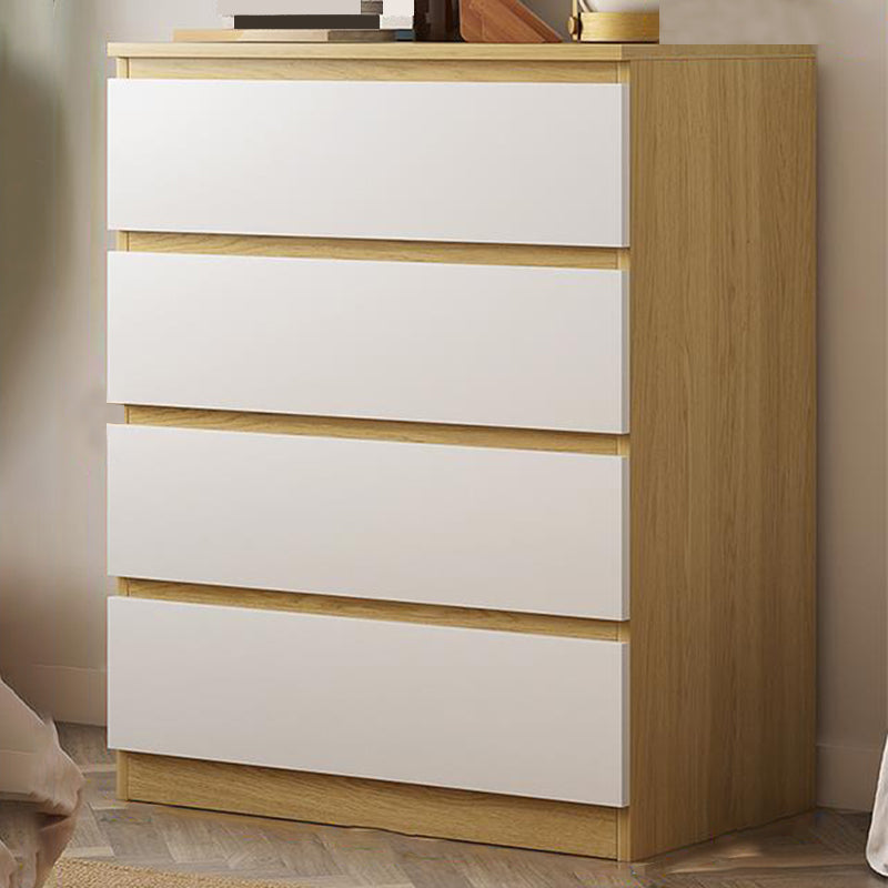 Contemporary Storage Chest Manufactured Wood Dresser , 15.6 Inch W 31"L x 16"W x 39"H Natural White Clearhalo 'Bedroom Furniture' 'Dressers & Chests' 'dressers_chests' 'furn' 'furn_dressers_chests' 'Furniture' 6837785