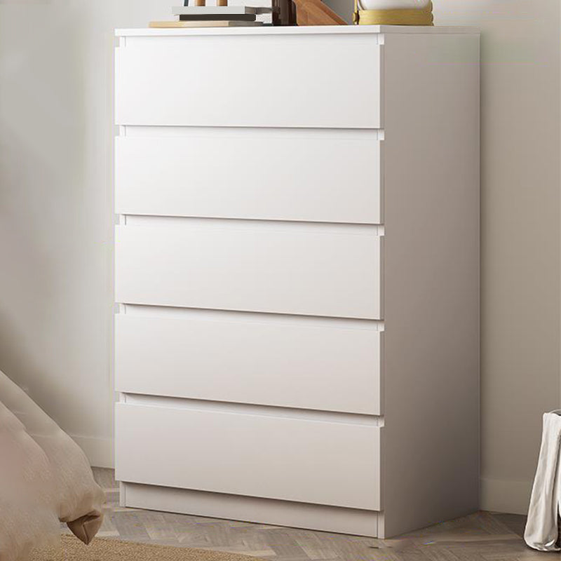 Contemporary Storage Chest Manufactured Wood Dresser , 15.6 Inch W 31.5"L x 16"W x 48"H White Clearhalo 'Bedroom Furniture' 'Dressers & Chests' 'dressers_chests' 'furn' 'furn_dressers_chests' 'Furniture' 6837798