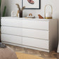 Contemporary Storage Chest Manufactured Wood Dresser , 15.6 Inch W 63"L x 16"W x 30"H White Clearhalo 'Bedroom Furniture' 'Dressers & Chests' 'dressers_chests' 'furn' 'furn_dressers_chests' 'Furniture' 6837799