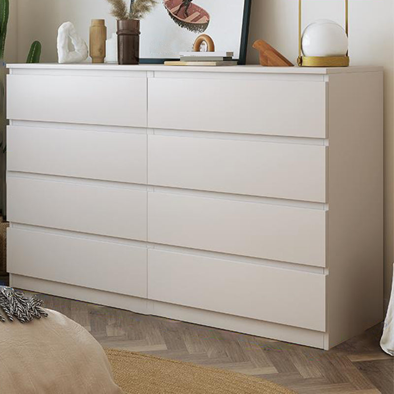 Contemporary Storage Chest Manufactured Wood Dresser , 15.6 Inch W 63"L x 15.7"W x 39.4"H White Clearhalo 'Bedroom Furniture' 'Dressers & Chests' 'dressers_chests' 'furn' 'furn_dressers_chests' 'Furniture' 6837800