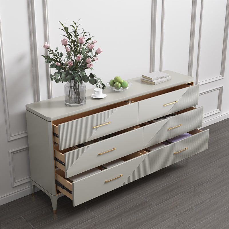 Classic Glam Double Dresser Birch Storage Chest with Drawers for Bedroom Clearhalo 'Bedroom Furniture' 'Dressers & Chests' 'dressers_chests' 'furn' 'furn_dressers_chests' 'Furniture' 6837808