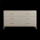 Classic Glam Double Dresser Birch Storage Chest with Drawers for Bedroom