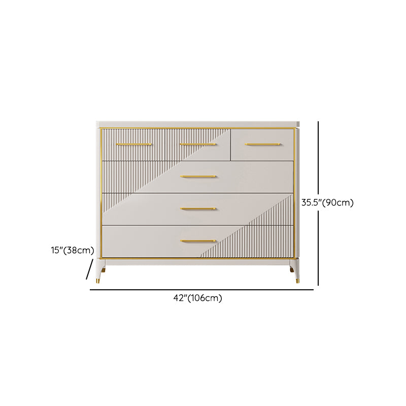Classic Glam Double Dresser Birch Storage Chest with Drawers for Bedroom Clearhalo 'Bedroom Furniture' 'Dressers & Chests' 'dressers_chests' 'furn' 'furn_dressers_chests' 'Furniture' 6837834