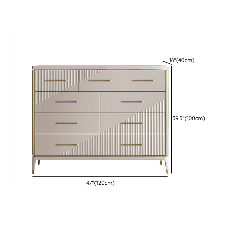 Classic Glam Double Dresser Birch Storage Chest with Drawers for Bedroom Clearhalo 'Bedroom Furniture' 'Dressers & Chests' 'dressers_chests' 'furn' 'furn_dressers_chests' 'Furniture' 6837835