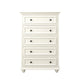 Traditional Storage Chest Solid Wood White Dresser , 23.33-inch Width