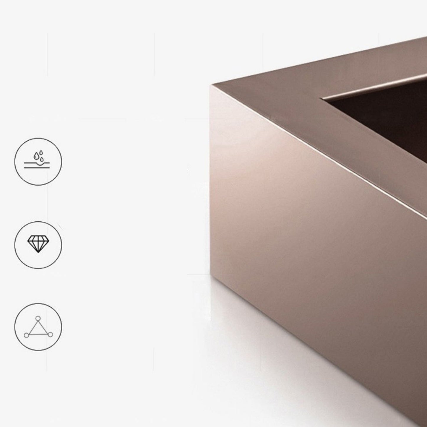 Modern Console Table Stone Abstract Base Accent Table , 33.46" Tall Clearhalo 'Console Tables' 'console_tables' 'Entry & Mudroom Furniture' 'furn' 'furn_console_tables' 'Furniture' 6837947