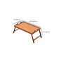 Contemporary Artificial Wooden Office Desk Folding Writing Desk for Office